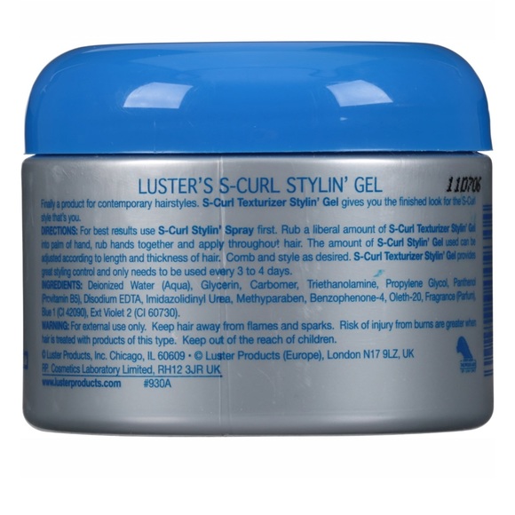 Luster's Pink S-Curl Shine Enhancing Jar Hair Styling Gel, 10.5 oz - Picture 2 of 2
